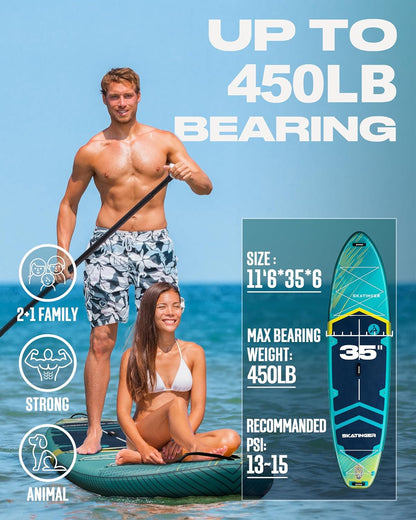 Prana Meteor Blue 350x89x15 cm (11'6'') yoga SUP board