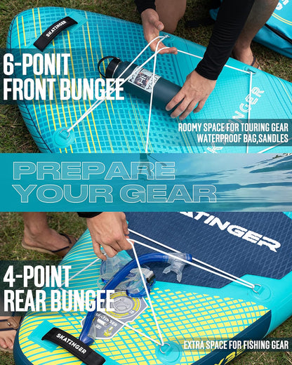 Prana Meteor Blue 350x89x15 cm (11'6'') yoga SUP board